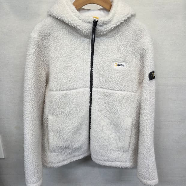 내셔널지오그래픽  주니어 플리스 뽀글이 자켓 150