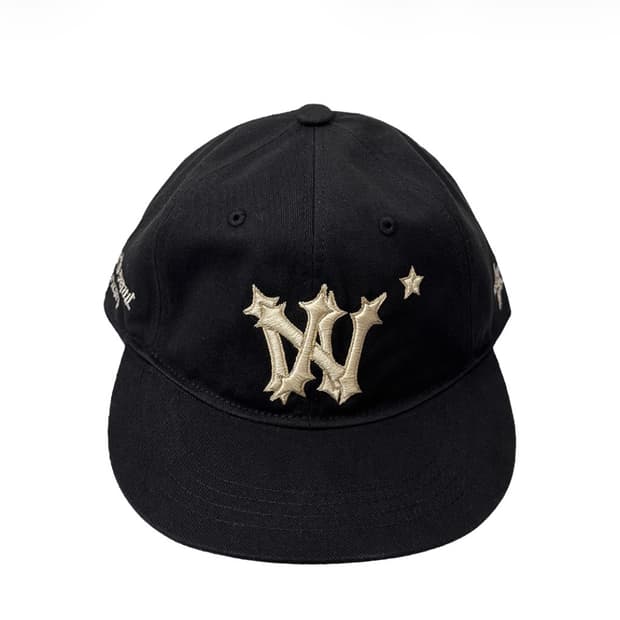 아오이로 6 패널 히카리 A/N 피티드 캡 블랙