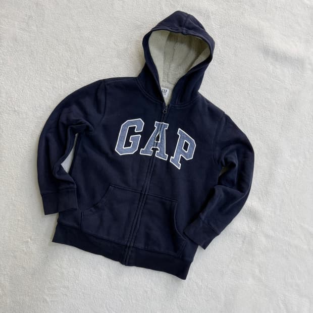 L GAP 키즈 양털 후드집업 0401T