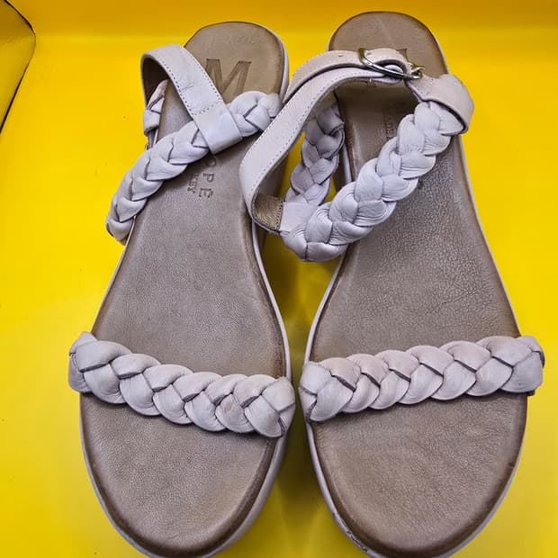 미소페 가죽 웨지샌들 230 / 약 6.5cm