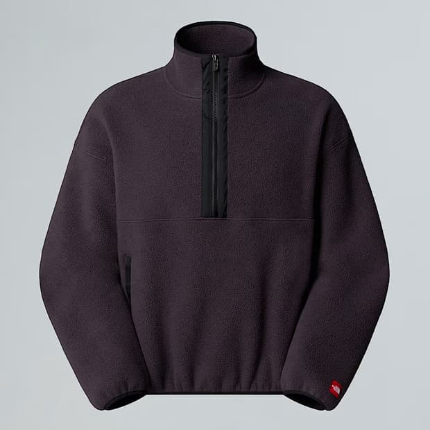 [S] 노스페이스 레드박스 하프 집업 플리스 후리스 옵시디언