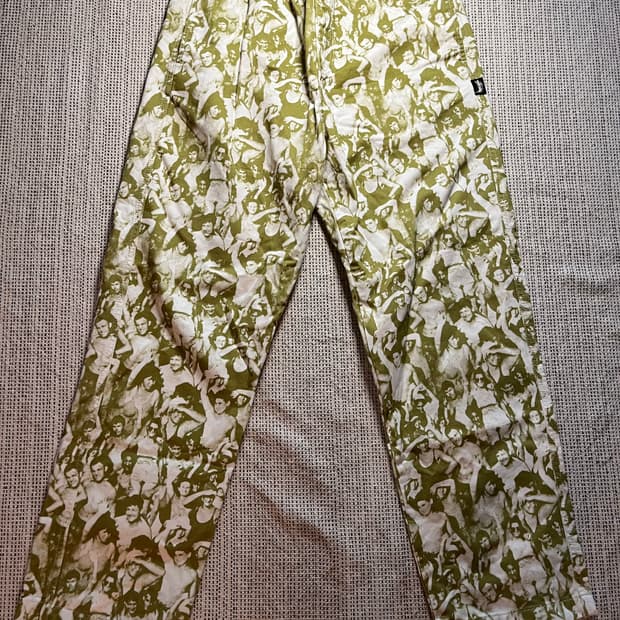 Stussy mob beach pants green