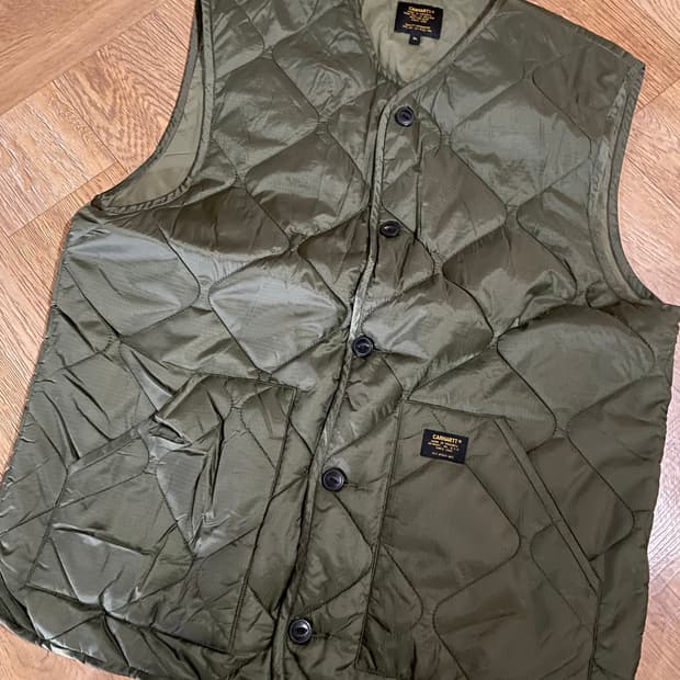 칼하트 퀄팅 조끼 xl