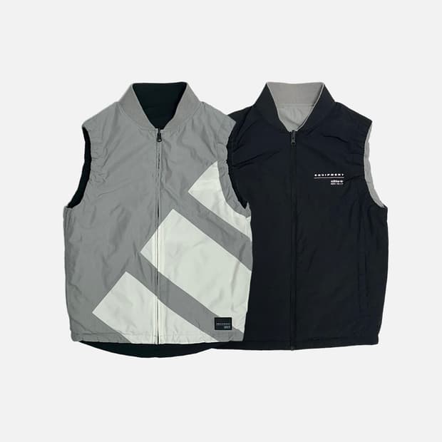 아디다스 EQT 리버서블 베스트 바람막이 조끼