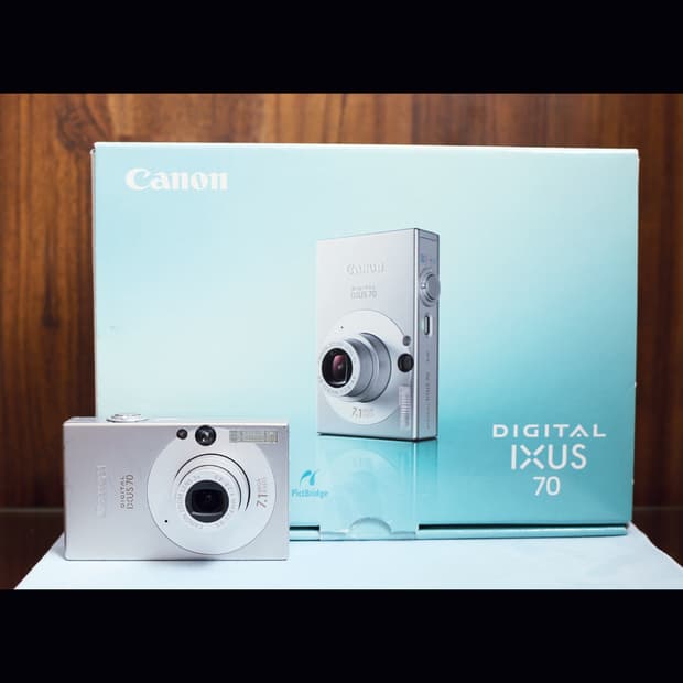 레어 <A+급> 캐논 익서스70 ixus70 박스 세트 빈티지 디카