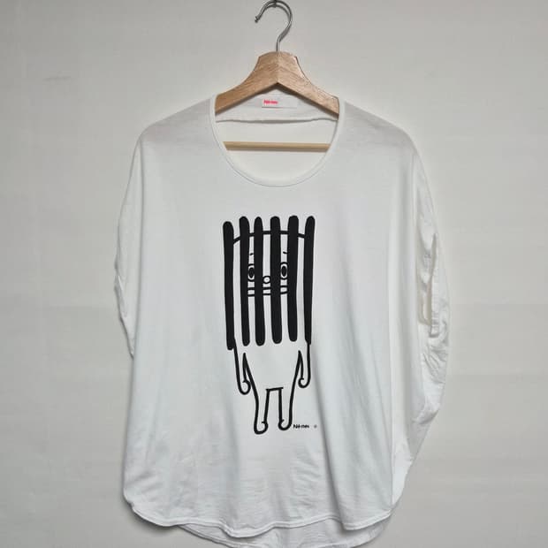 네넷ne-net 와이드핏 그래픽 티셔츠 2사이즈 - T92