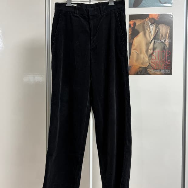 COS 와이드 코듀로이 팬츠 블랙 (48)