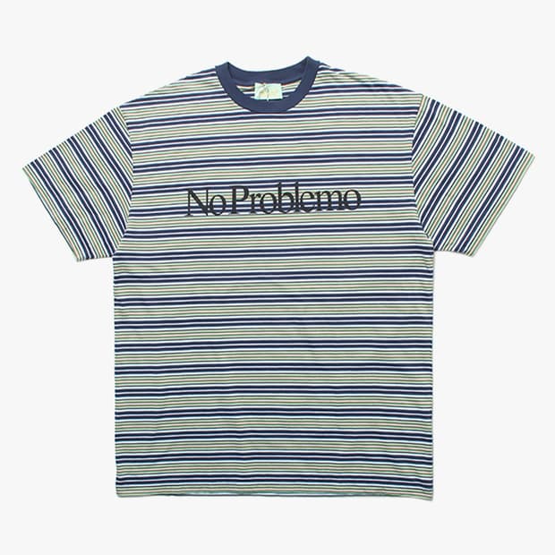  (새상품) ARIES "Stripe T-Shirts"