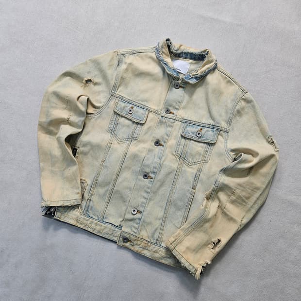 실측확인 빈티지 여성 데님자켓 0320Y