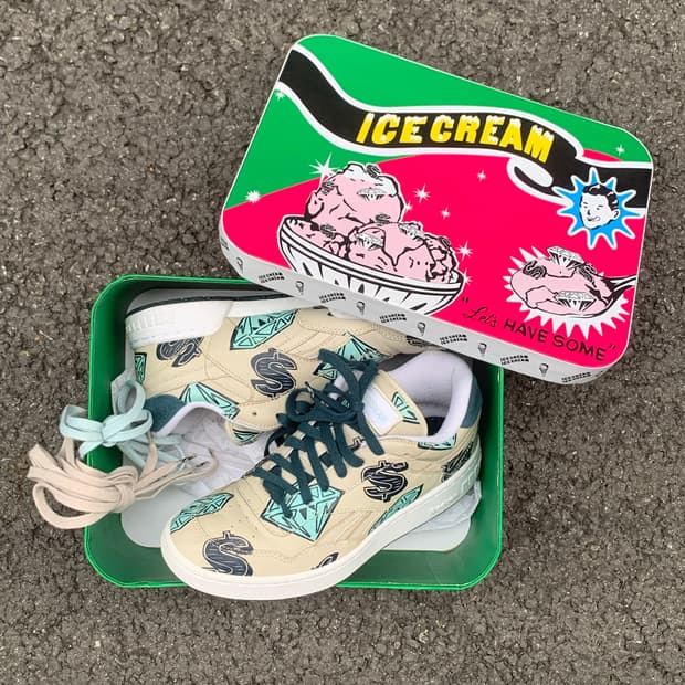 BBC × Reebok BB4000 Diamond 스니커즈
