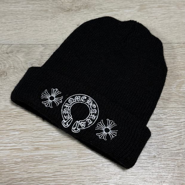 [S+급/OS] 크롬하츠 홀스슈 울 비니 블랙