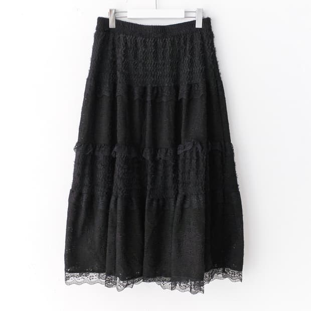 lace cancan damage skirt