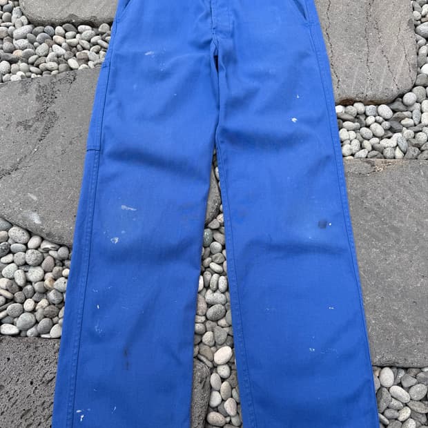 DISTRESSED 90s NATURAL PAINT 페이드 프렌치워크팬츠