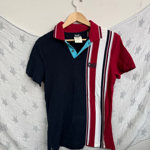 돌체앤가바나 D&G 카라넥 티셔츠