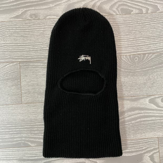 스투시 바라클라바 블랙