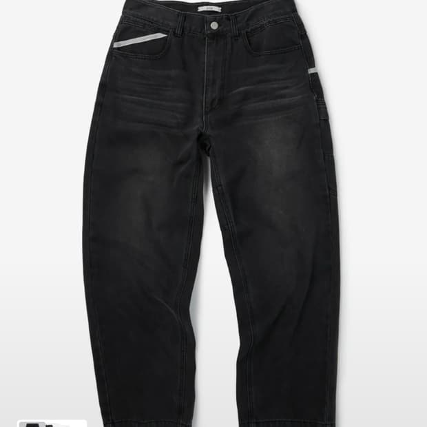 etce 워시드 데님 팬츠