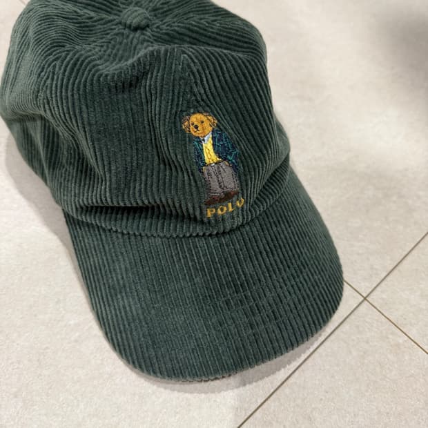 폴로 코듀로이 볼캡
