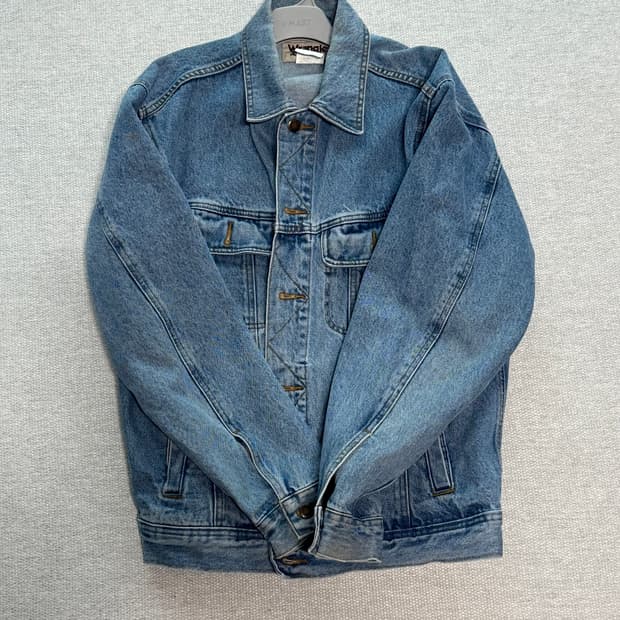 00s 랭글러 빈티지 트러커 데님자켓 L  