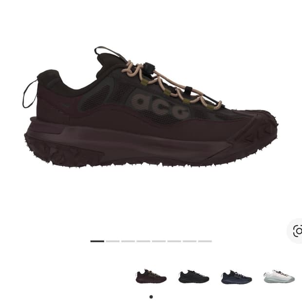 나이키 ACG 마운틴 플라이 2 로우 고어텍스 버건디 크러쉬앤벨벳브라운