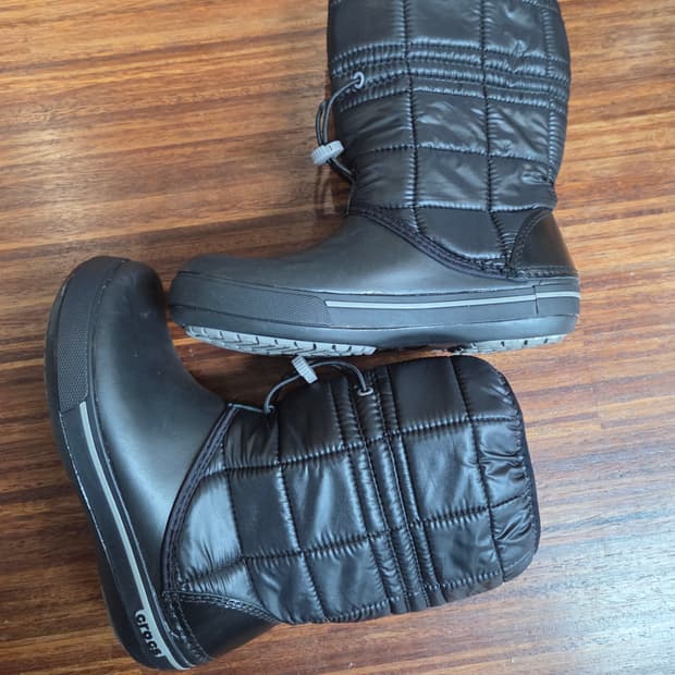 크록스 패딩 방한부츠 w6 230