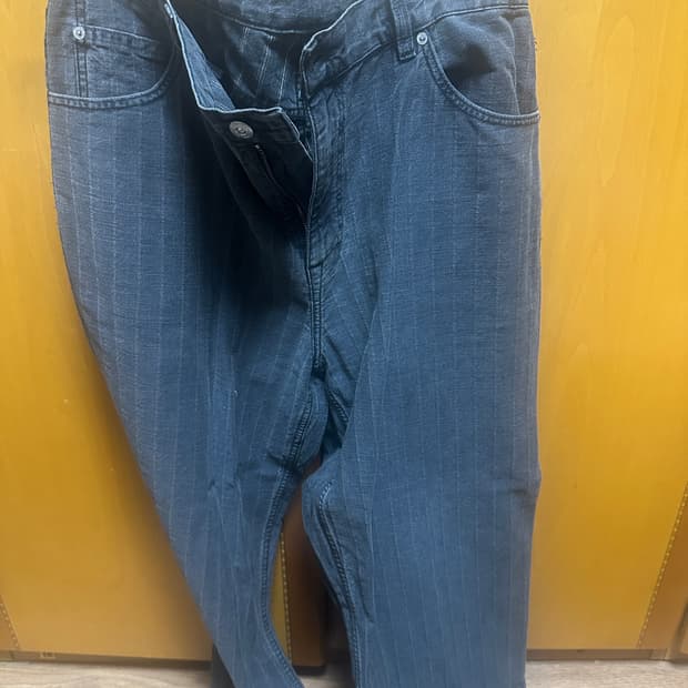 아워레가시 워시드 스트라이프 그레이 토리노팬츠