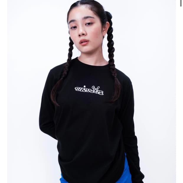 샬롬클럽 롱 슬리브리스 블랙 S