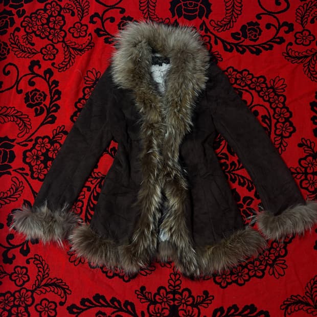 Vintage V-kei & Rock Punk Fur jacket