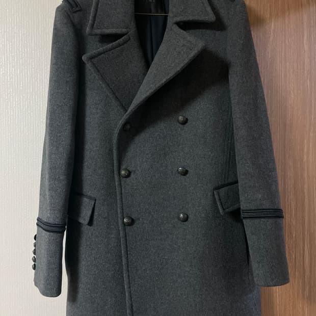 TIME HOMME 타임옴므 웨스턴 무드 양모 캐시미어 나폴레옹 코트