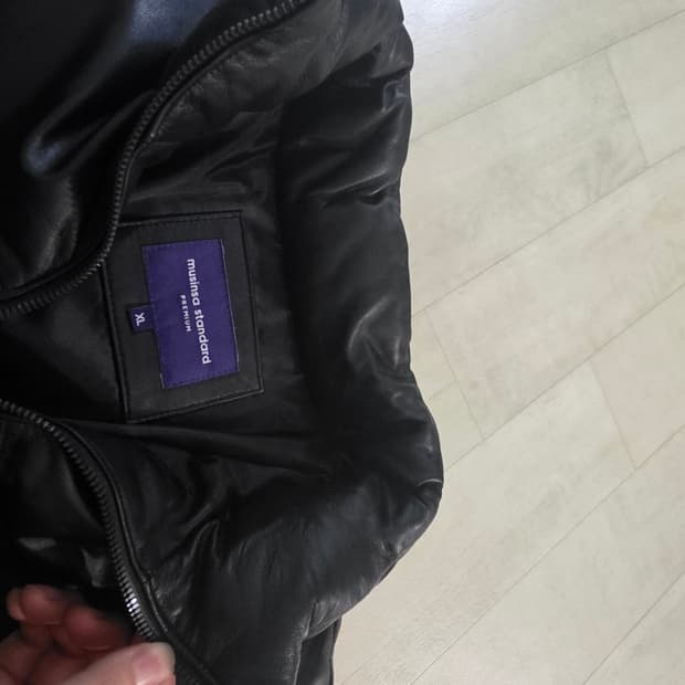 무신사스탠다드 램스킨 푸퍼 패딩 다운 xl