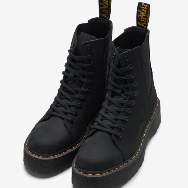 📌 닥터마틴 제이든 LTT 하이 스웨이드 – 블랙