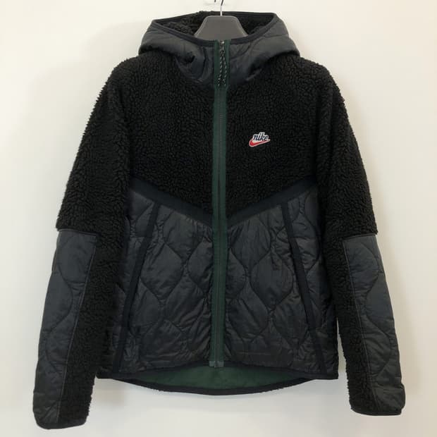 나이키 헤리티지 보아 퀄팅 후드자켓 M