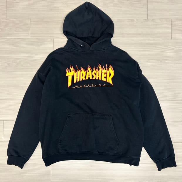 트래셔 빈티지 후드티