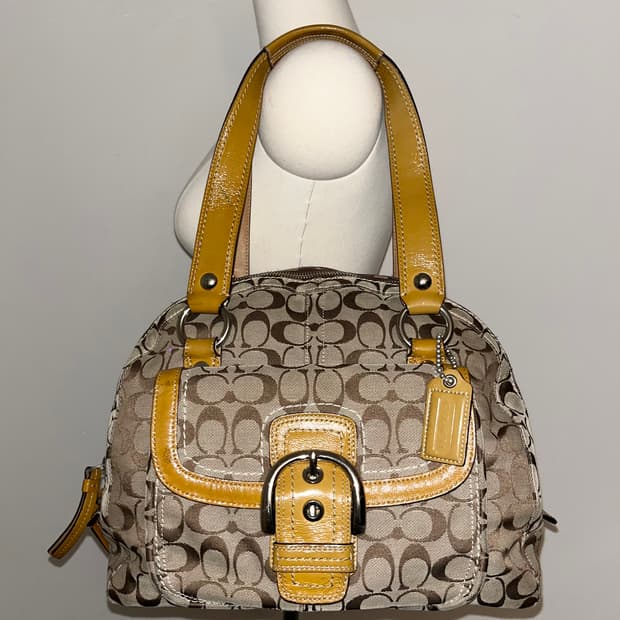 📦90s Coach Orange shoulder bag