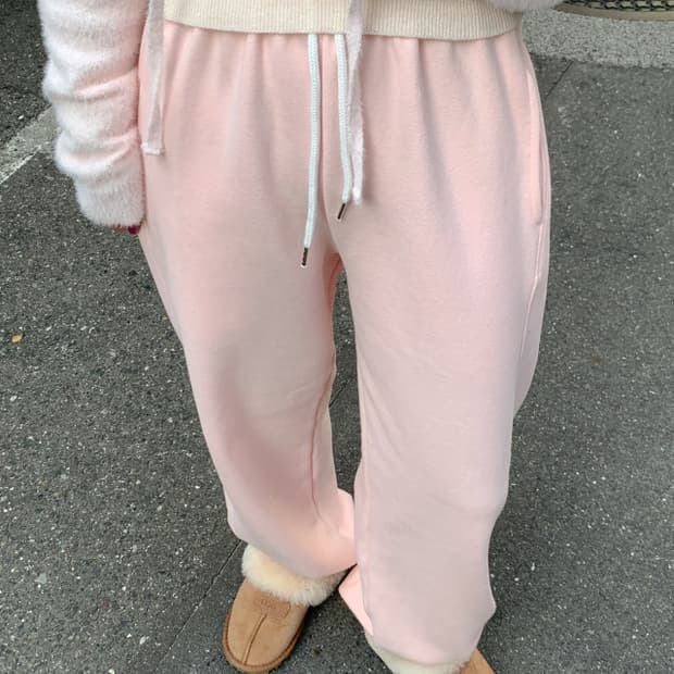 어베인 투웨이 기모조거팬츠