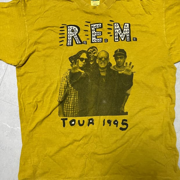 R.E.M 90s 빈티지 티셔츠