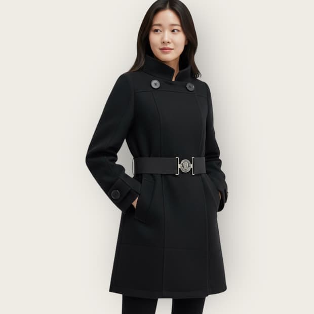 1/ 몽클레어 프리미어 벨티드 패딩코트