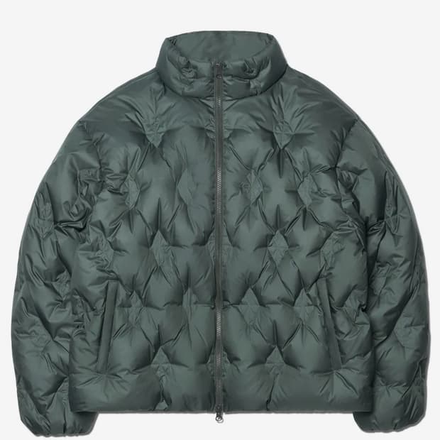 노매뉴얼 패딩  L.S SHORT DOWN JACKET - DEEP KH