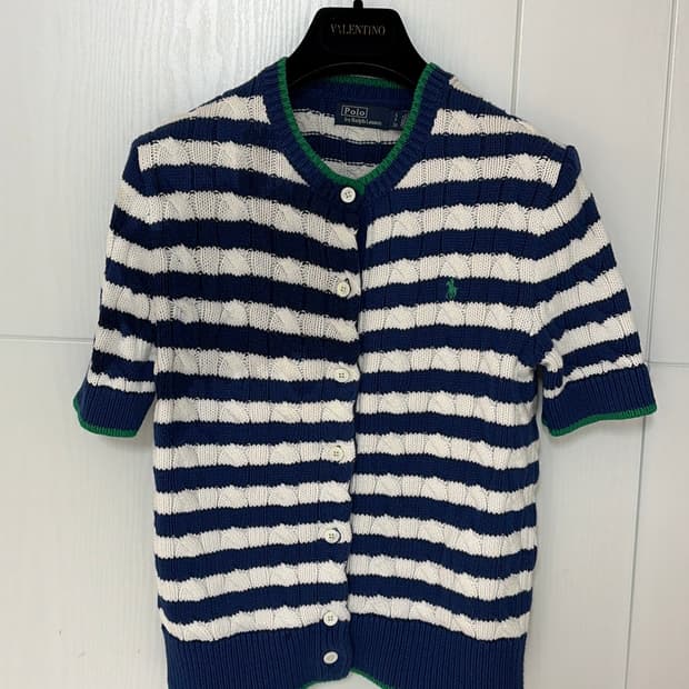 폴로 케이블 니트 가디건 55 정품