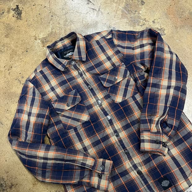 [정품] 할리데이비슨 체크 남방 셔츠 b14