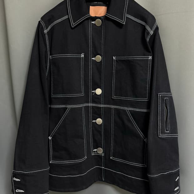 로우클래식 데님 자켓