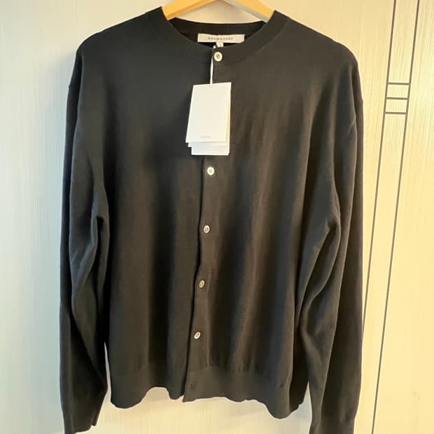 브라운야드 캐시미어 라운드 가디건 5사이즈 (블랙)