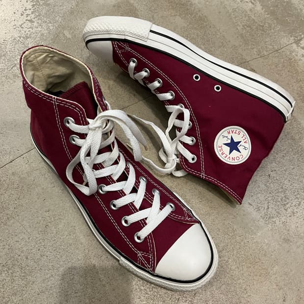 빈티지 컨버스 하이 버건디