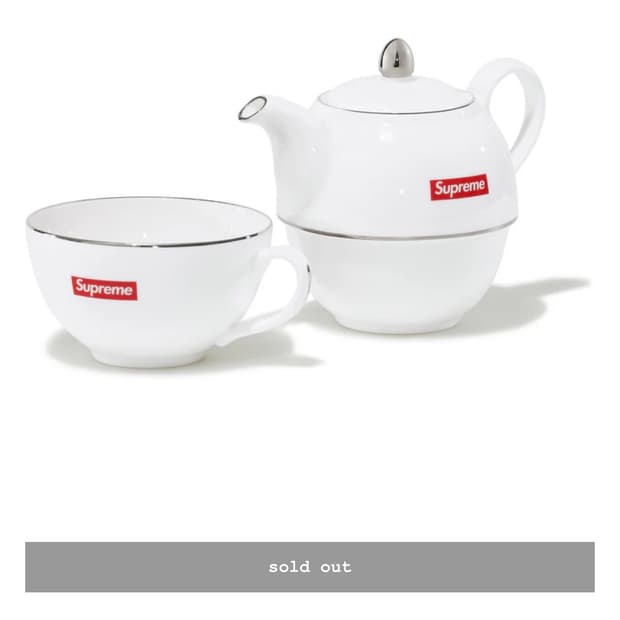 슈프림 컬렉터블 티 세트 tea set