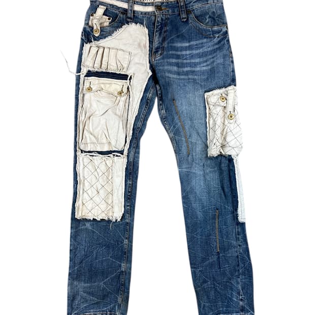 Twenty Works 패치워크 데님 L