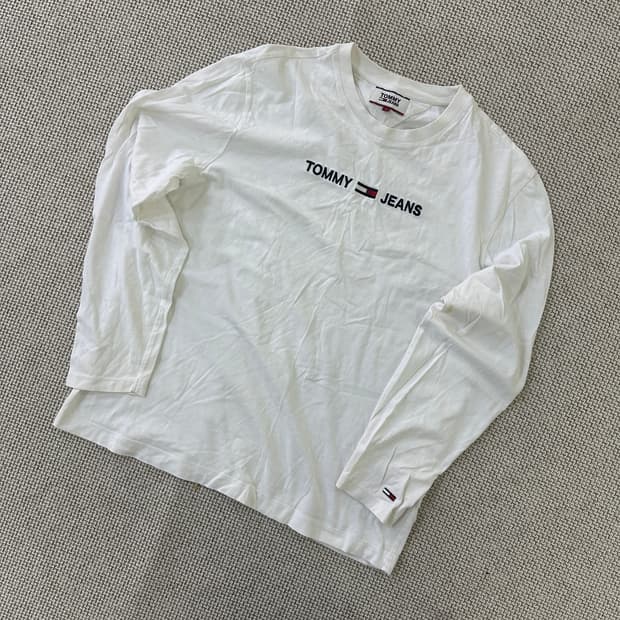 L 타미진스 클래식로고 긴팔 티셔츠 0423D