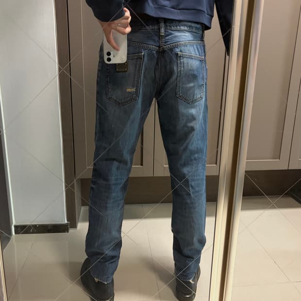 [DOLCE & GABANA Denim pants]