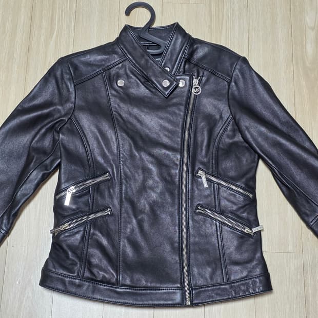 블랙 레더가죽 모토 여성 재킷 대장라이더