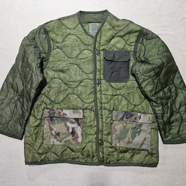 미군오리지날 m65내피 커스텀