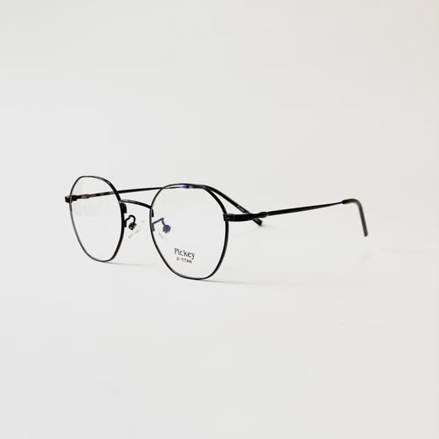 [픽키-659] 자체제작 B-TITAN 블랙 경량 메탈 안경테 