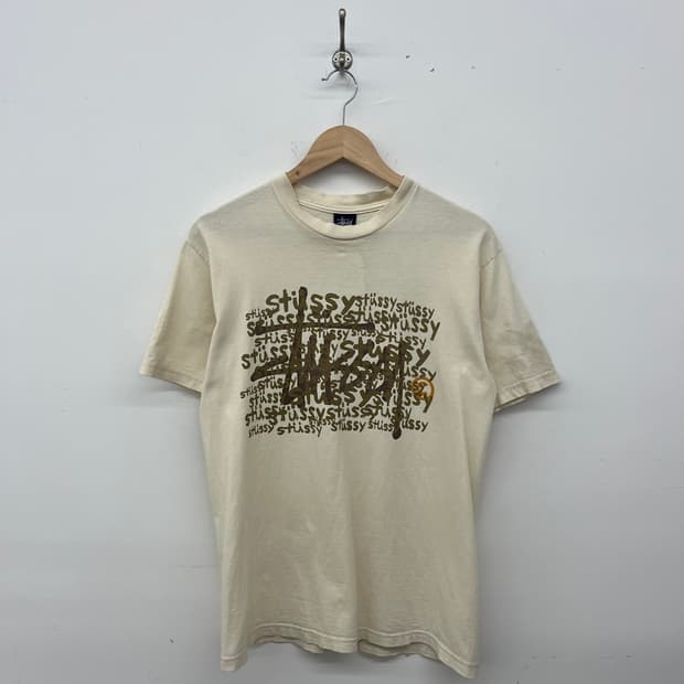 스투시 Stussy 로고 티셔츠 남m